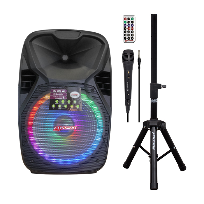 Bafle Recargable 15" Fussion PBS-157001 Bluetooth