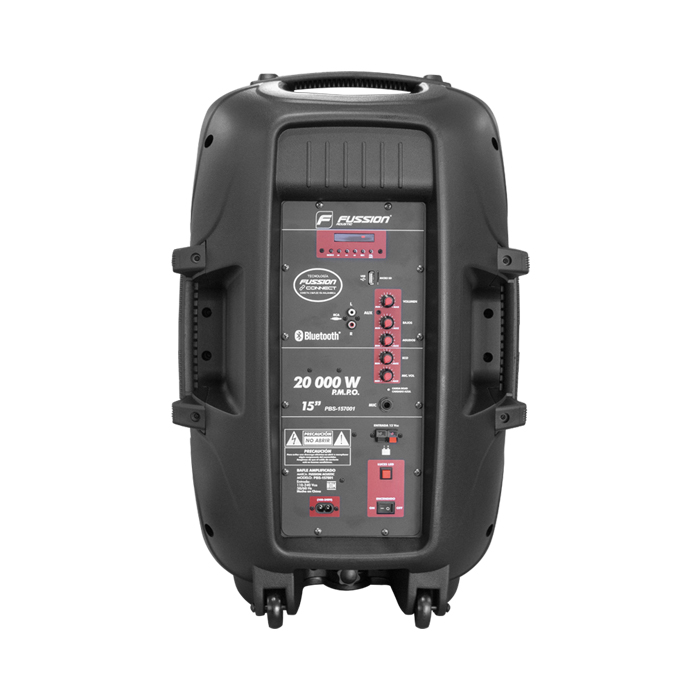 Bafle Recargable 15" Fussion PBS-157001 Bluetooth