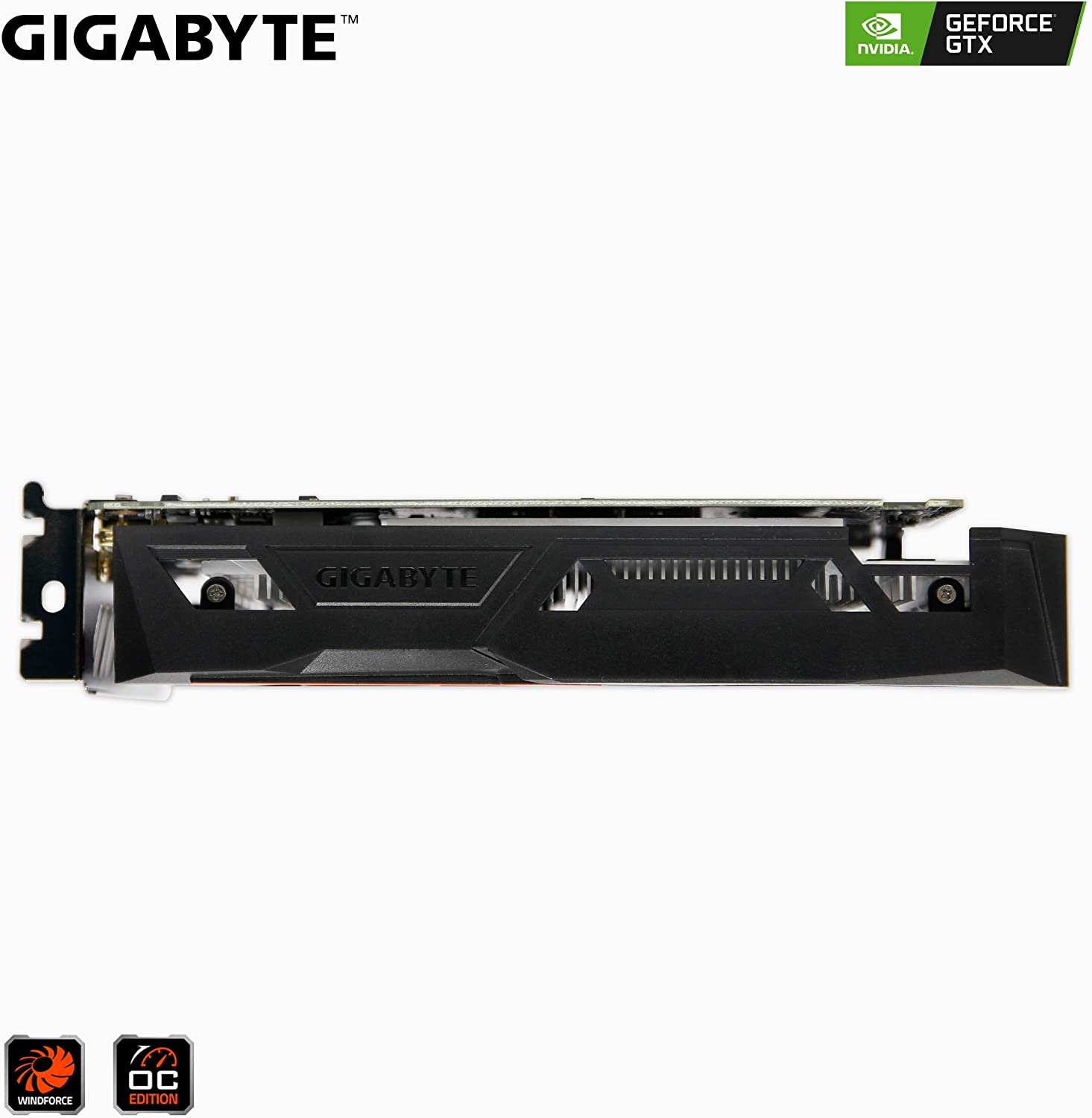 Gigabyte Geforce GTX 1050 Ti 4GB GV-N105TOC-4GD OC Graphic Cards Black