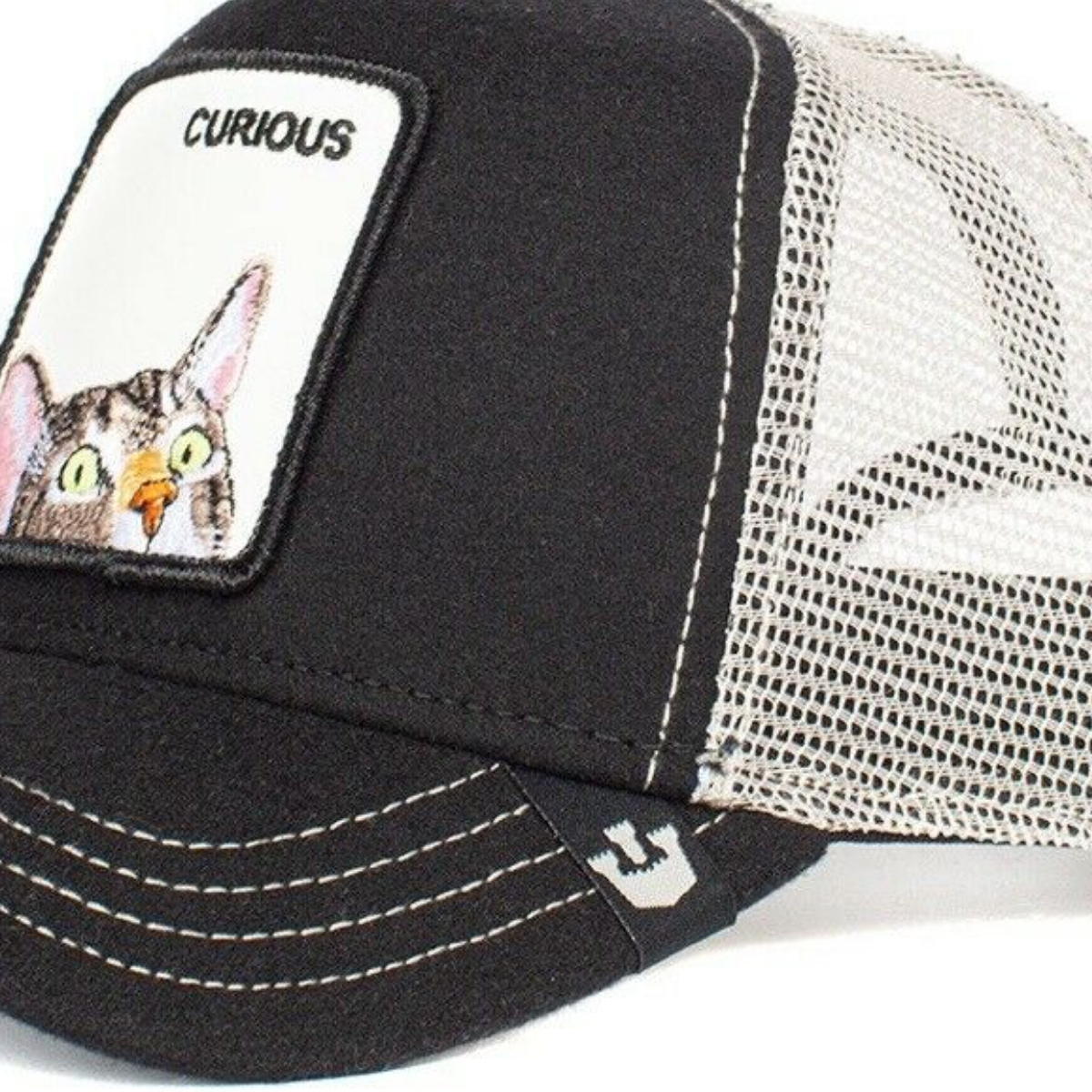 Gorra Goorin Bros Gato Negro Curious Original Textura De Lana 