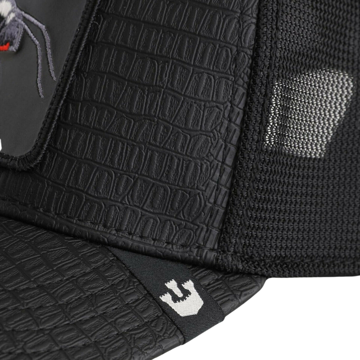 Gorra Goorin Bros Deadly Araña Negra Piel Original 
