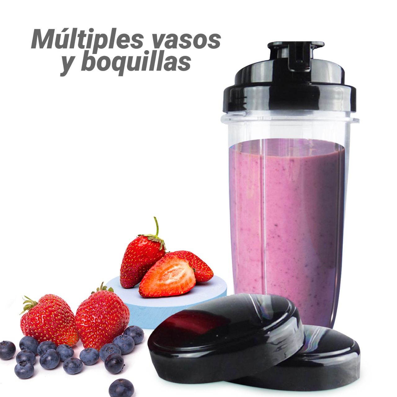 Procesador de frutas y verduras Natural Bullet tipo Nutribullet 600