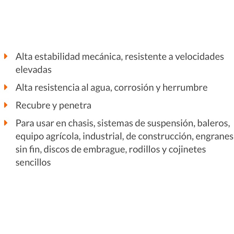Grasa de jabón base litio para chasis, 450 gr. Multi usos industria-mecanica GRAS-45 TRUPER