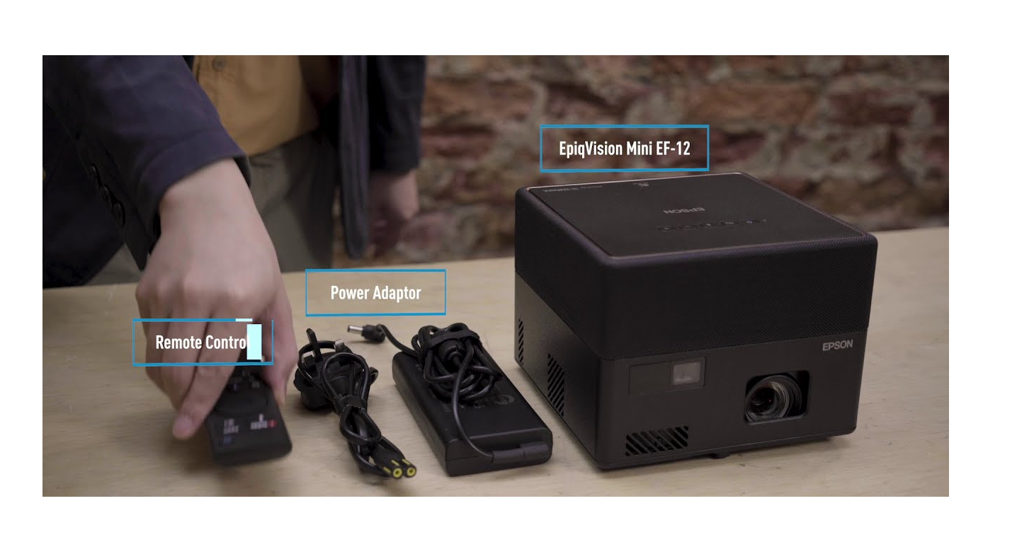 Proyector Portatil Mini Epson Ef-12 Wifi, Full Hd, 1000 Lm!!