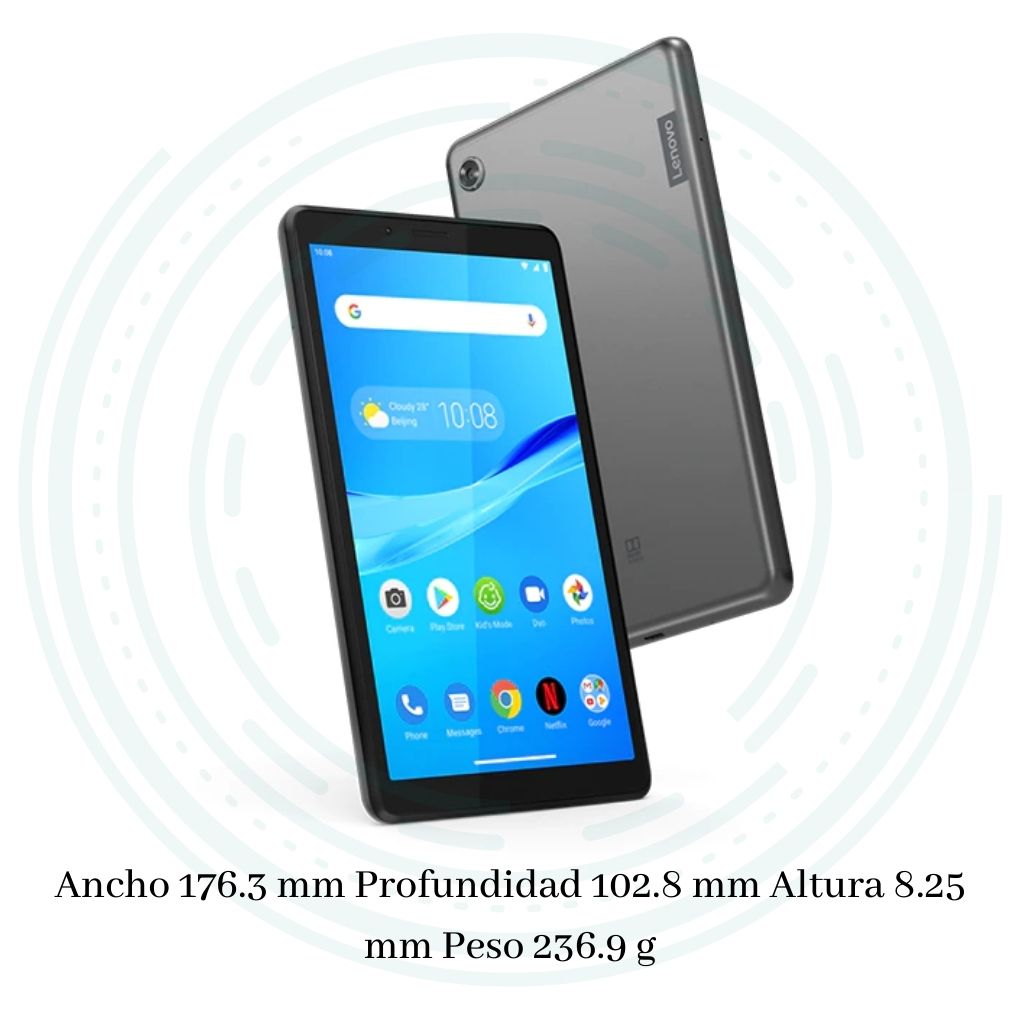 Lenovo Table Tab M7 TB-7305I 7" Pulgadas Procesador MT8321 16 GB Ram 1 GB Android 9 Color Platino