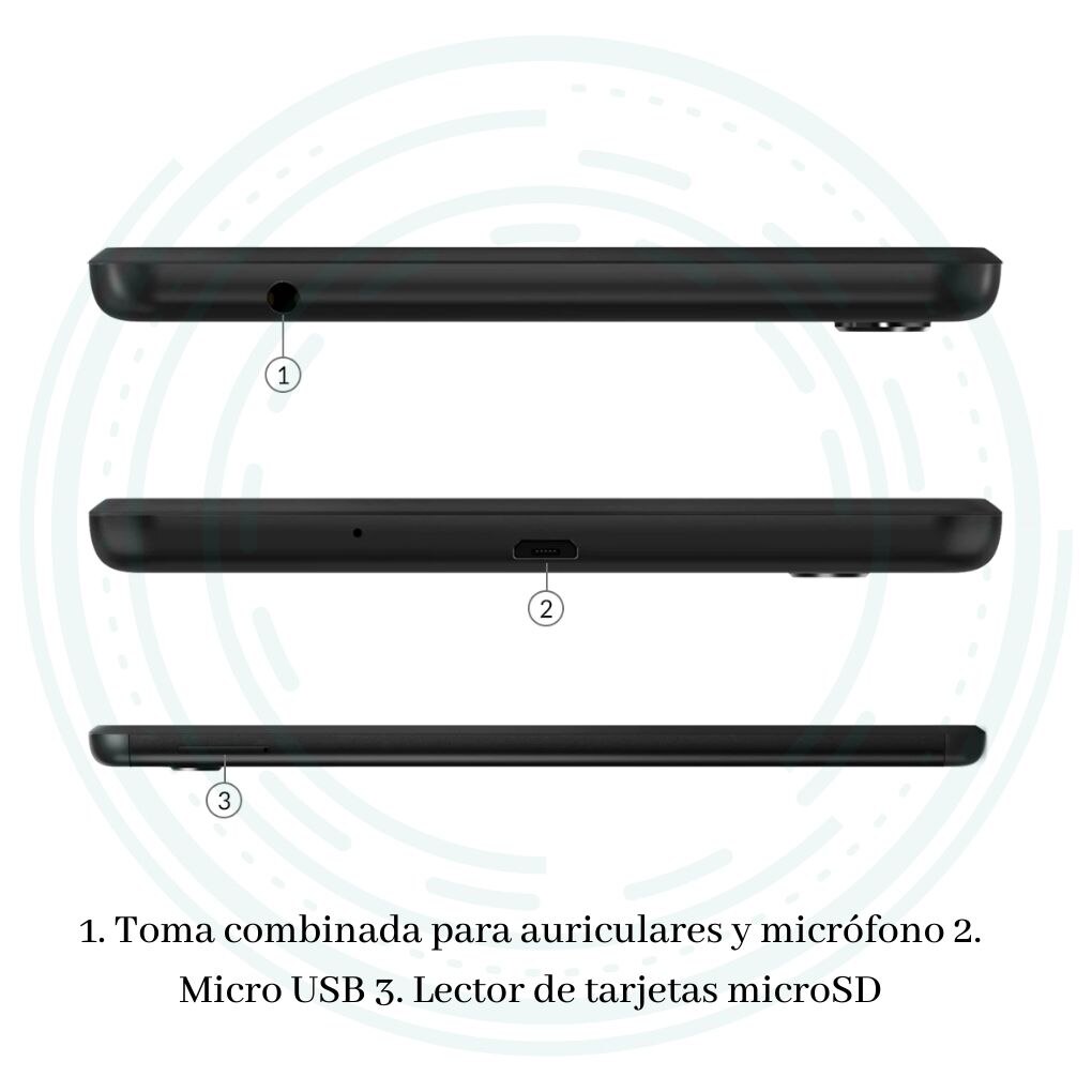 Lenovo Table Tab M7 TB-7305I 7" Pulgadas Procesador MT8321 16 GB Ram 1 GB Android 9 Color Platino