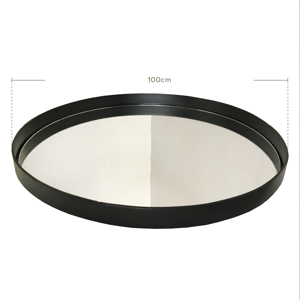 Espejo circular de metal marca diar 100cm 