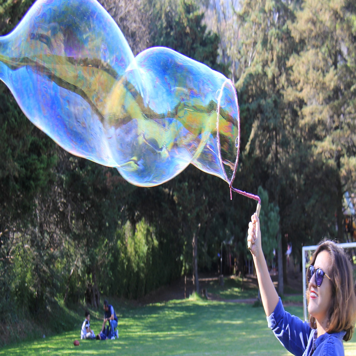 Burbujas jabon gigantes 3 burbujeros 10,20 y 28cm