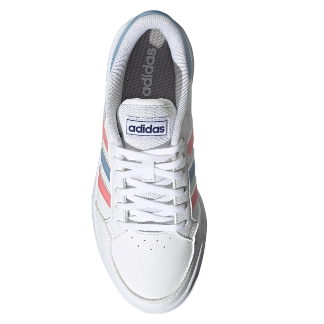 TENIS CASUAL ADIDAS BREAKNET BLANCO-MUJER/ GZ8095