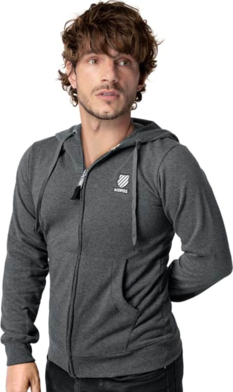 CHAMARRA CASUAL COLOR GRIS HUMO PARA HOMBRE ROPAK-SWISS 5OXF