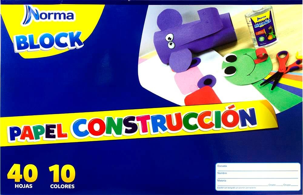 Block Papel Construccion Norma Doble Carta