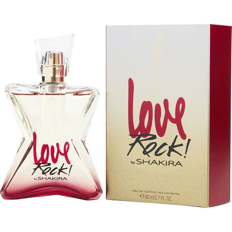 PERFUME SHAKIRA LOVE ROCK 80ML EDT SPRAY DAMA