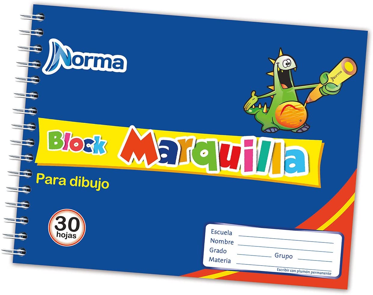 Block Cuaderno Dibujo Marquilla Norma 30hjs