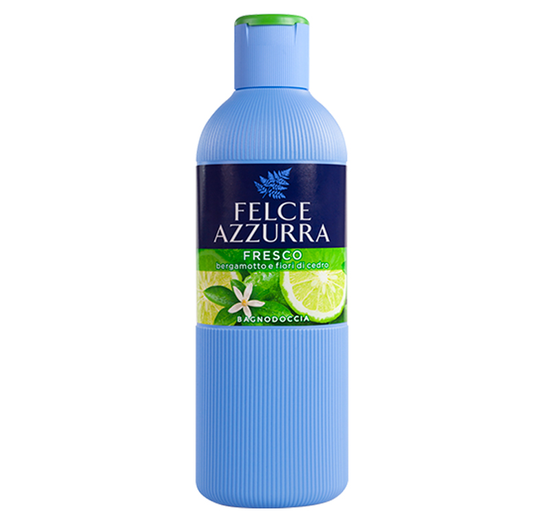 Jabon Corporal Hecho en Italia Felce Azzurra Bergamota y jazmin