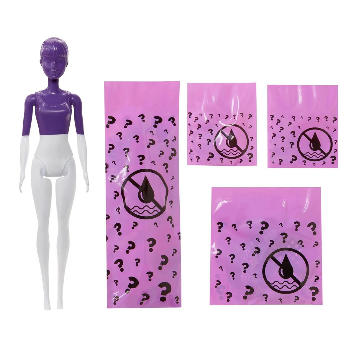 Barbie Color Reveal Sorpresa tapa rosa claro