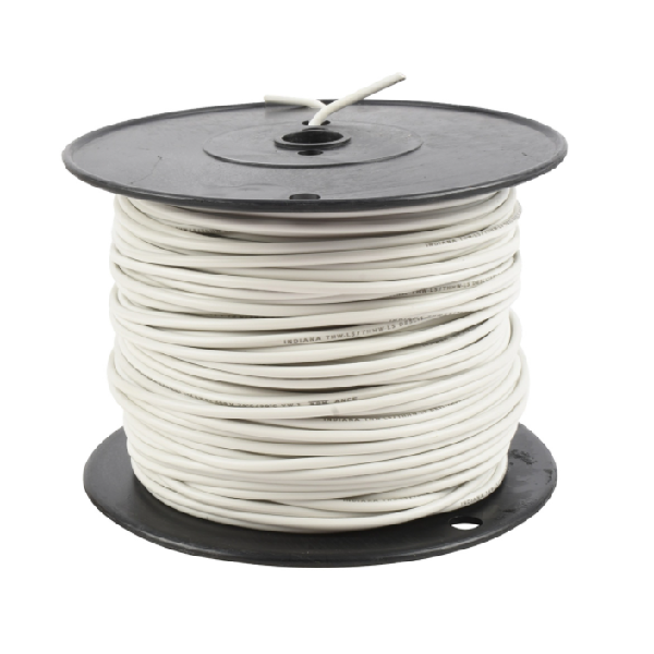 Cable indiana calibre tipo thw-ls/thhw-ls tipo 14 awg. 100 % cobre rollo de 100 m. 600 v. Blanco