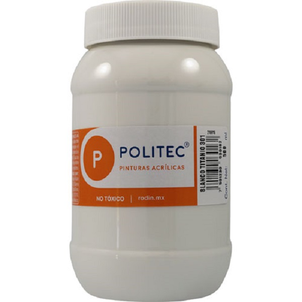 PINTURA ACRÍLICA POLITEC 940 ML BLANCO