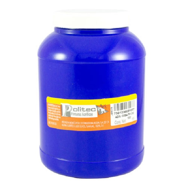 PINTURA ACRÍLICA POLITEC 940 ML AZUL COBALTO