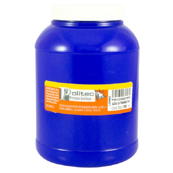 PINTURA ACRÍLICA POLITEC 940 ML AZUL ULTRAMAR
