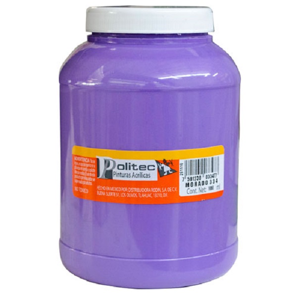 PINTURA ACRÍLICA POLITEC 940 ML MORADO
