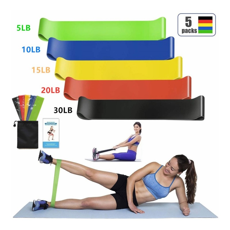 Kit de 5 Bandas de Resistencia para Ejercicios