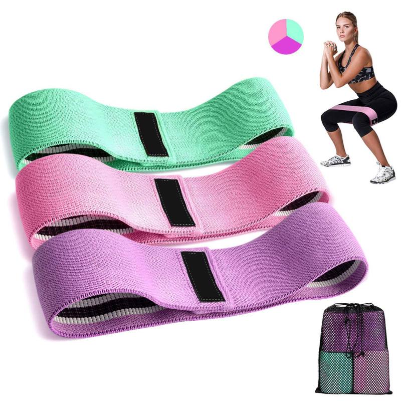 Kit de 3 Bandas de Tela para Ejercicios