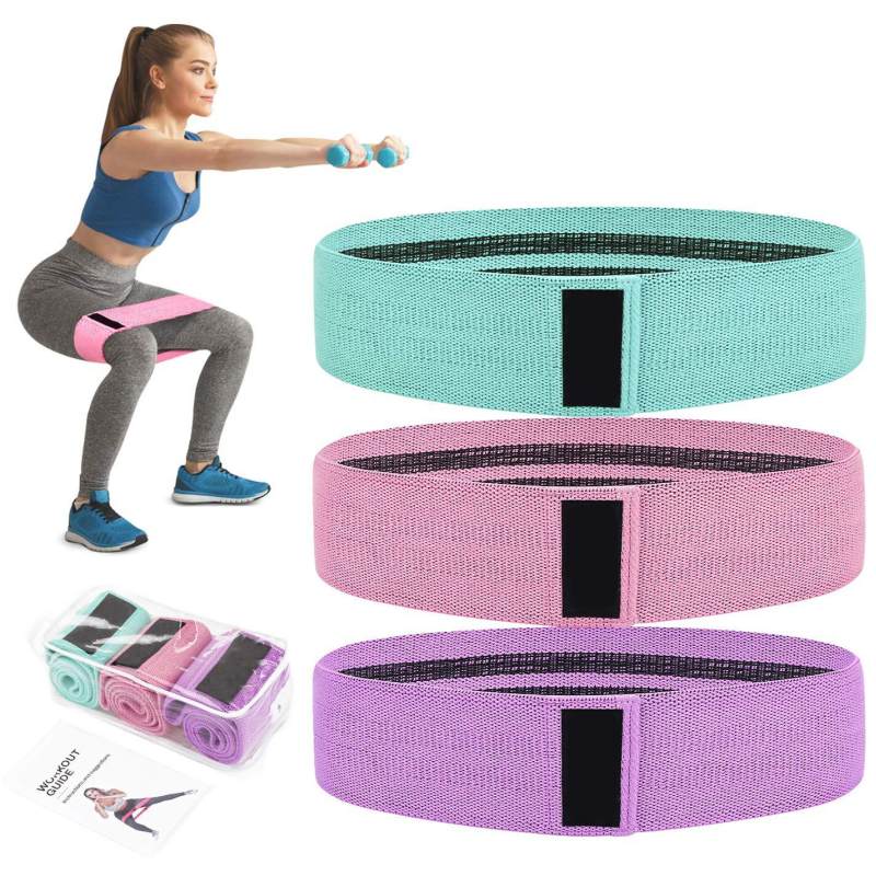 Kit de 3 Bandas de Tela para Ejercicios