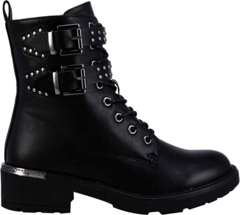 Bota Tipo Militar, Color Negro, Para Mujer, Marca Goodyear 877225
