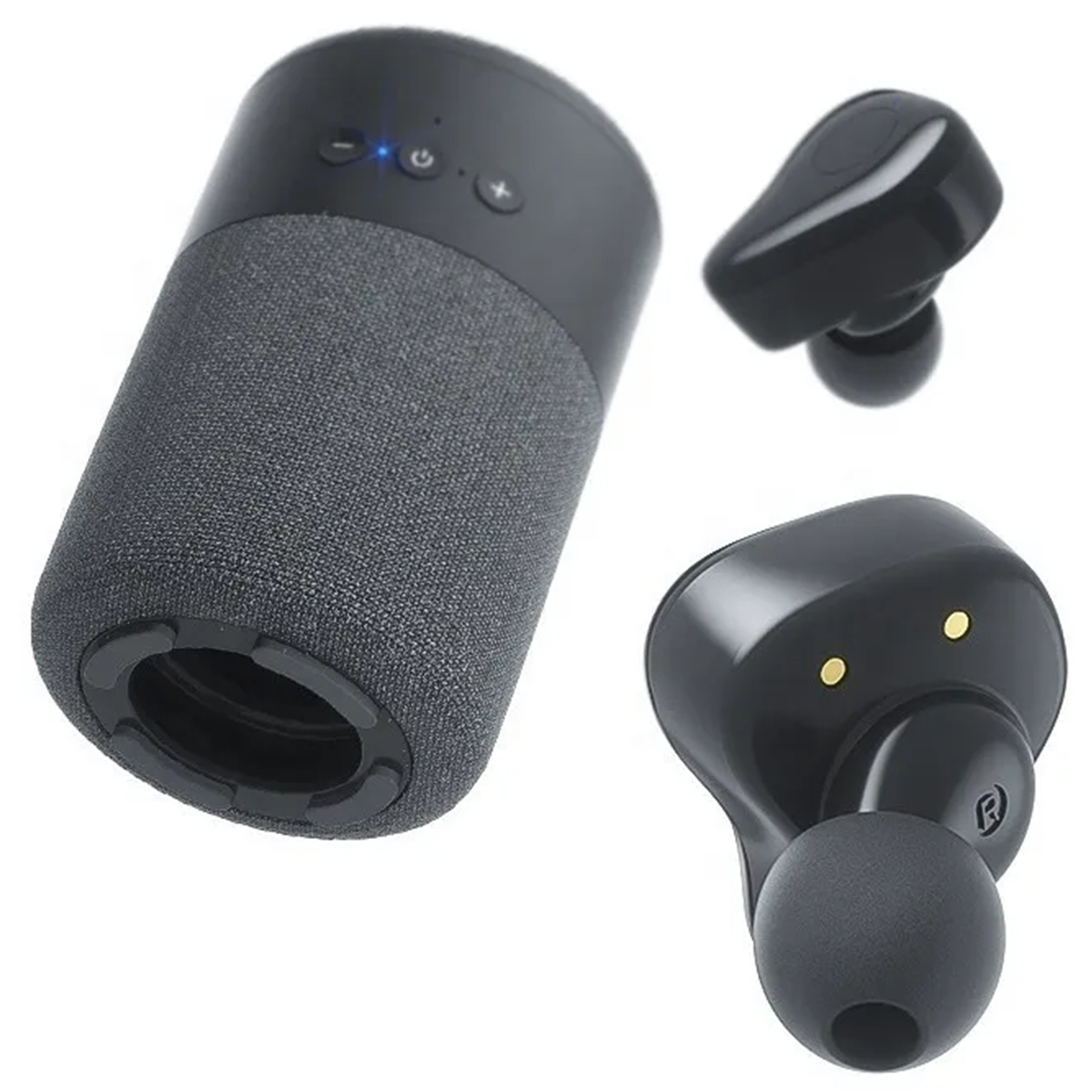 Fralugio Bocina Bluetooth Con Audifonos True Wireless B20 Audio Hd