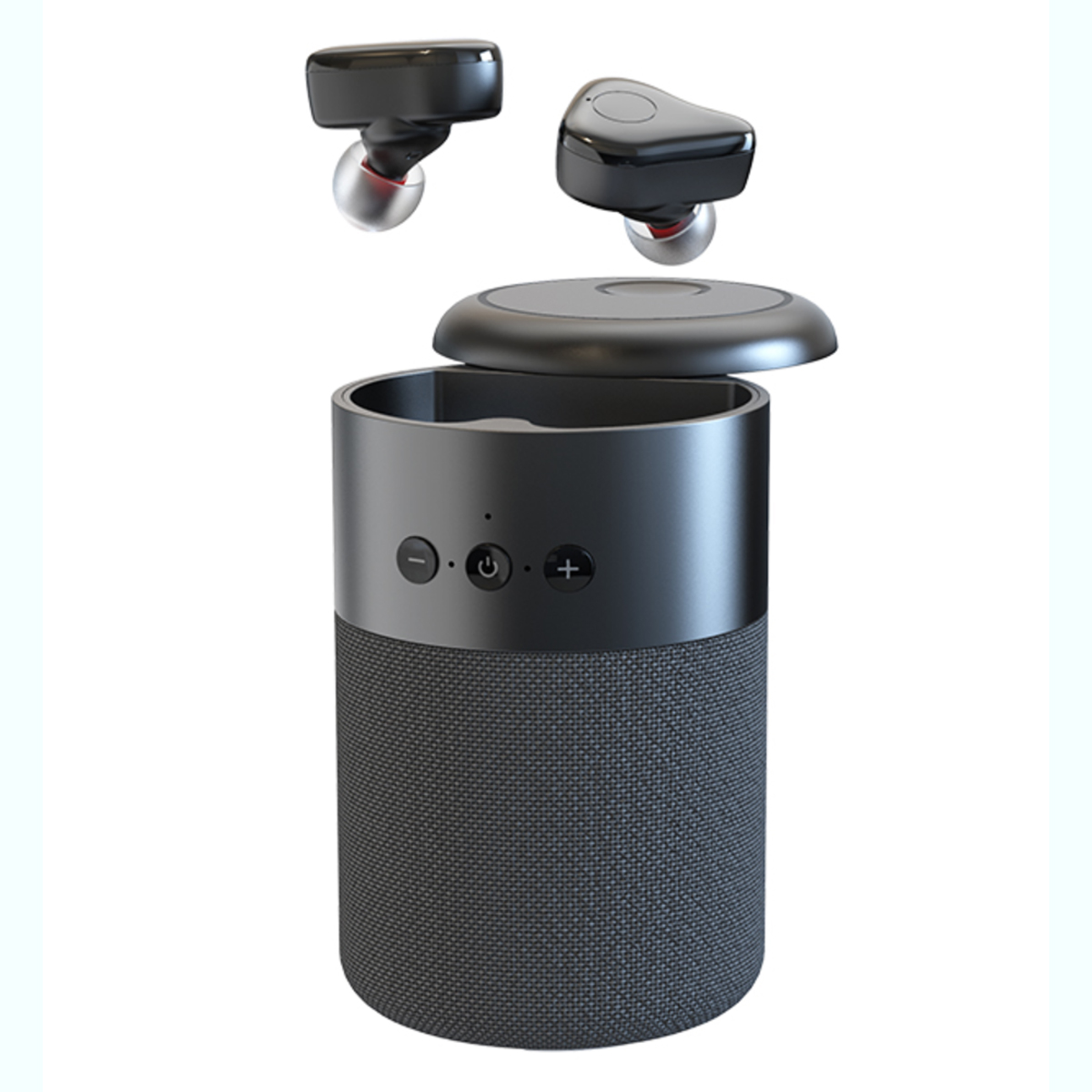 Fralugio Bocina Bluetooth Con Audifonos True Wireless B20 Audio Hd