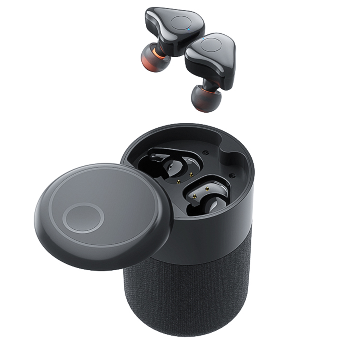 Fralugio Bocina Bluetooth Con Audifonos True Wireless B20 Audio Hd