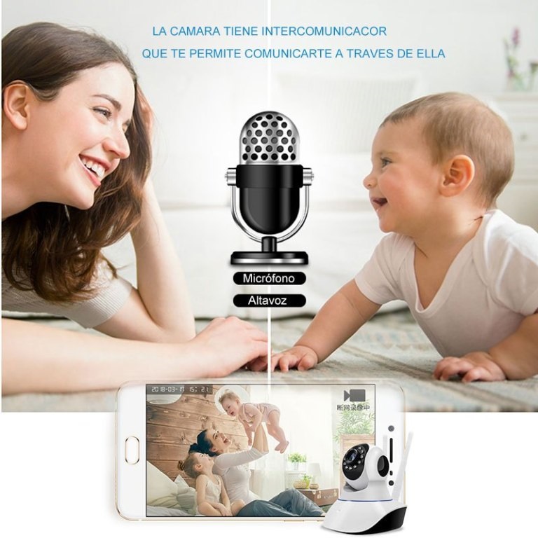 Cámara De Seguridad Inteligente Wifi Smart 