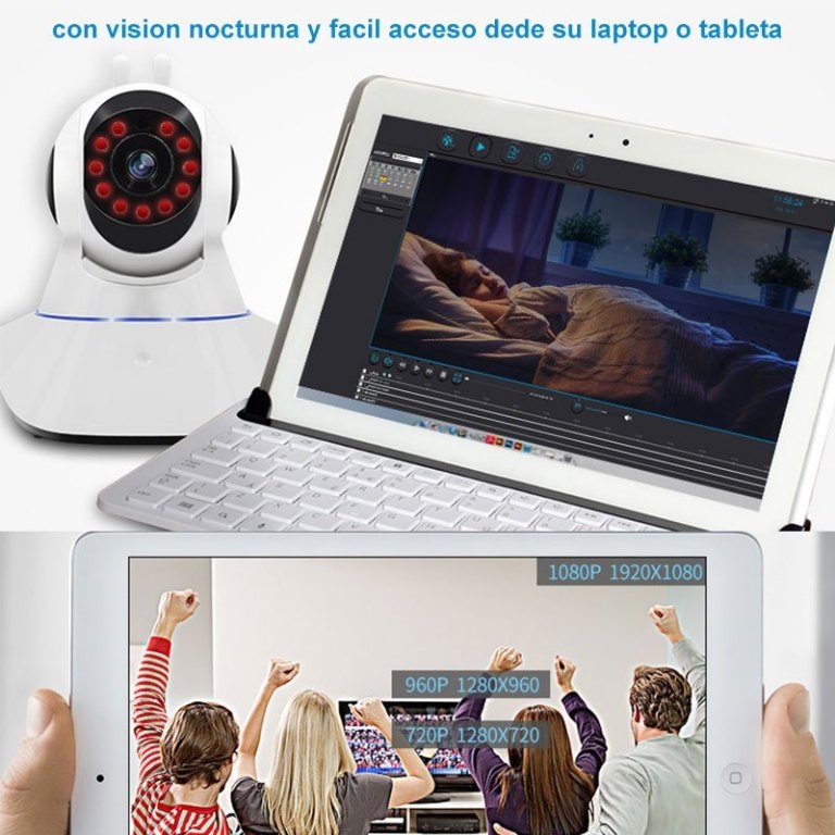 Cámara De Seguridad Inteligente Wifi Smart 