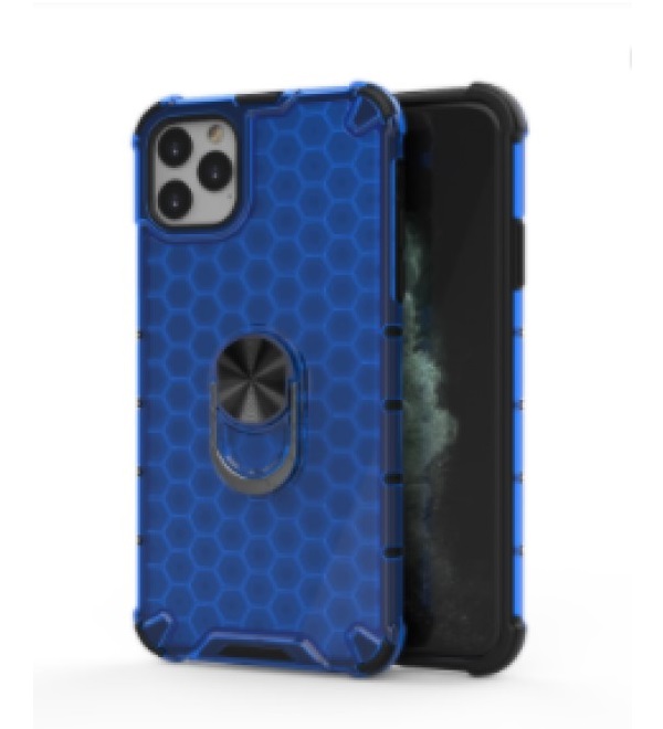 Funda iPhone 7, 8, X, Xs Y 11 Anti Impacto Azul Transparente