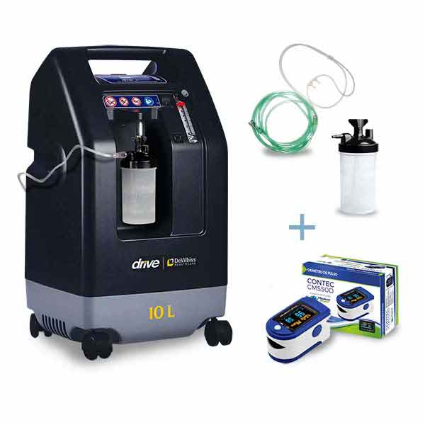 Concentrador De Oxigeno Drive Dvilbiss 10 Litros + Oximetro