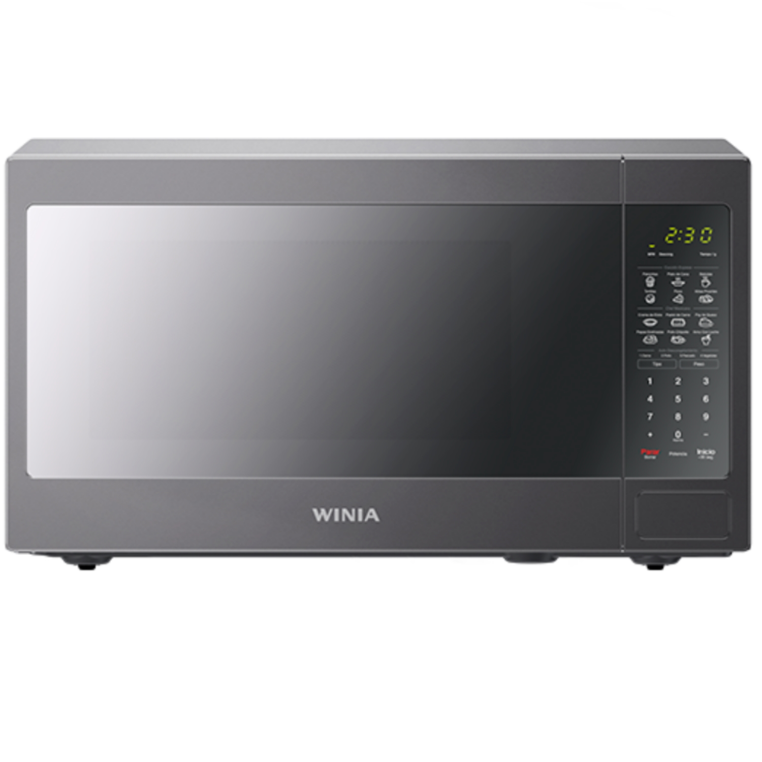 Horno de Microondas Gris de 1.6P WINIA KOR-16SSM