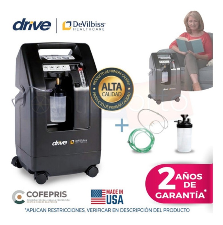 Concentrador De Oxigeno 5 Litros 525DS Devilbiss