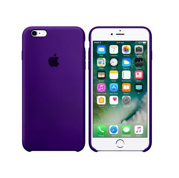 Case iPhone Morado 6 Plus / 6S Plus Logo Funda Protector
