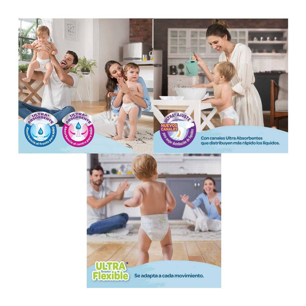 Pañales Etapa 3 Huggies UltraConfort Niño 90 pzas