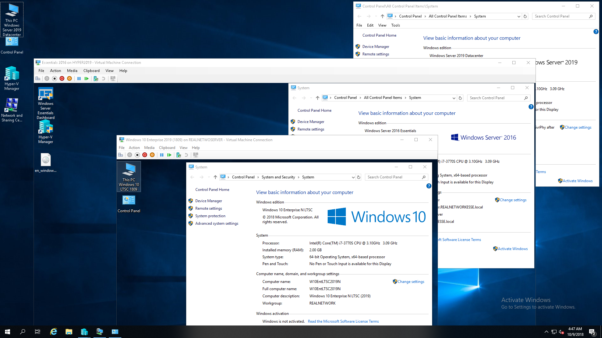 Windows Server 2019 Standard MICROSOFT DIGITAL FACTURAMOS