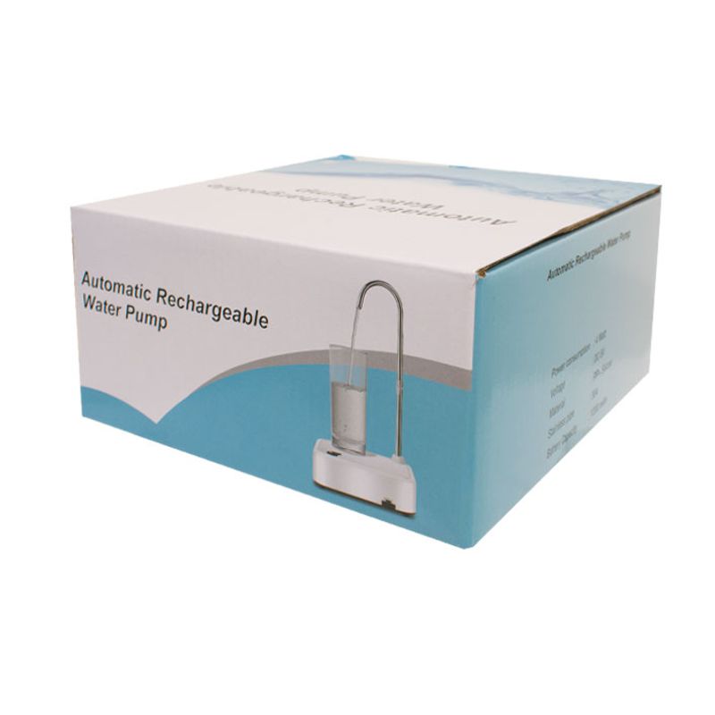 DISPENSADOR AUTOMATICO DE AGUA PARA GARRAFON, RECARGABLE.