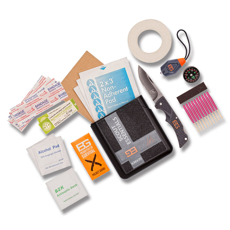 G1078 Gerber Bear Grylls Scout Essential Kit Con Estu.