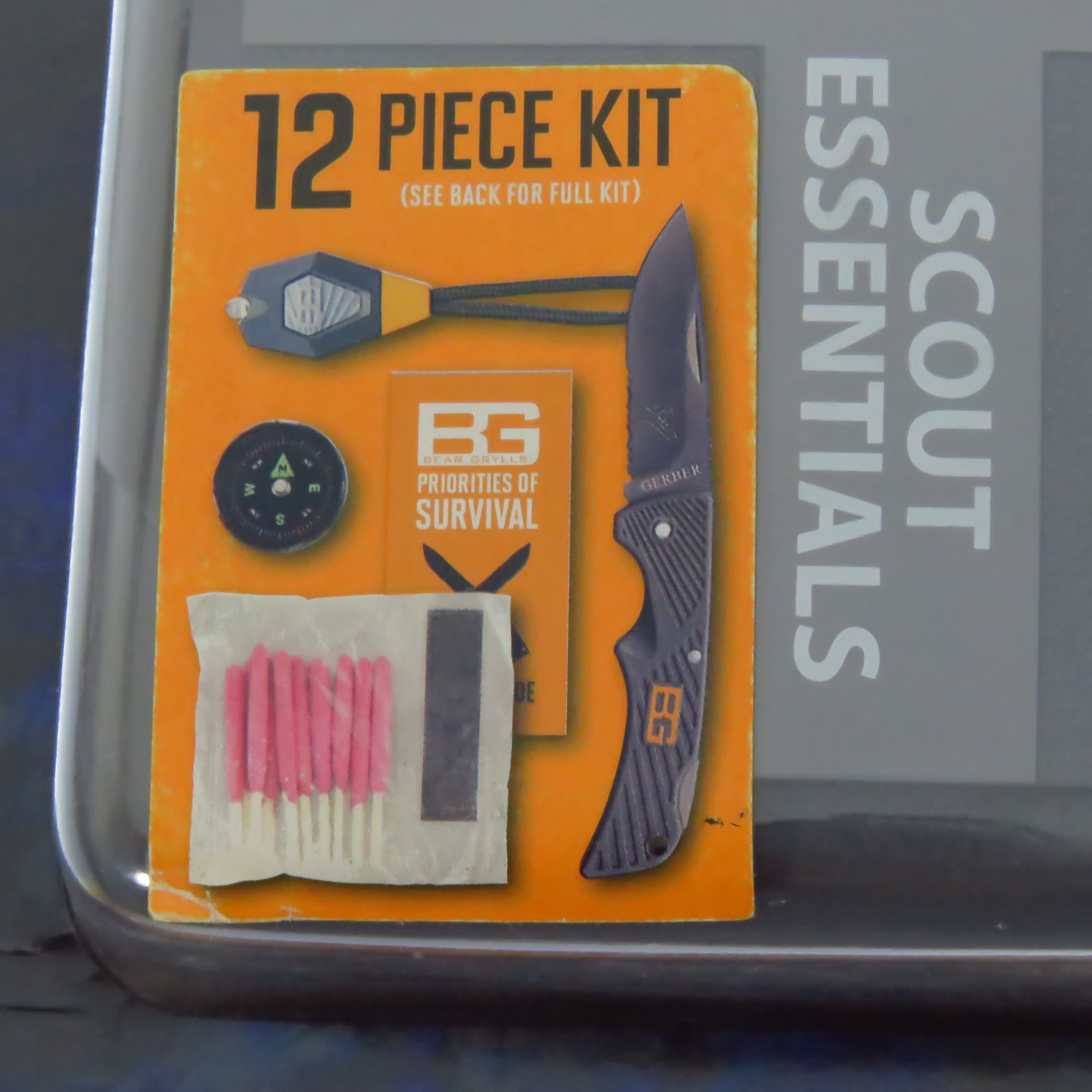 G1078 Gerber Bear Grylls Scout Essential Kit Con Estu.