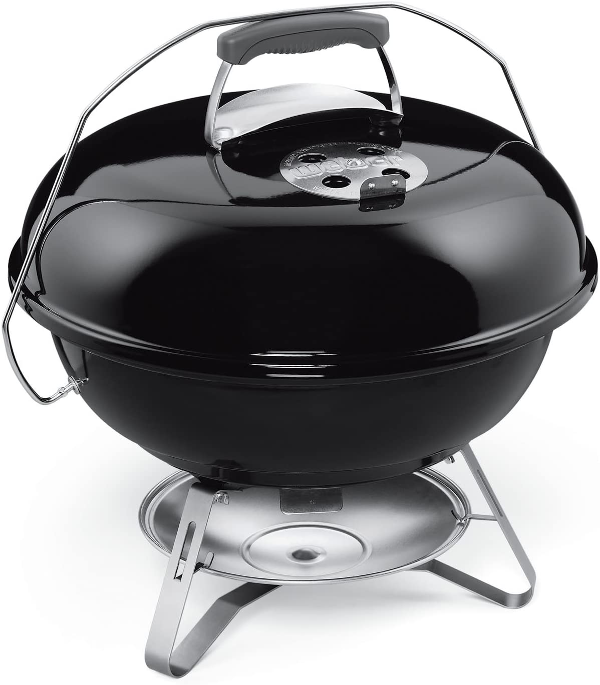 Asador de carbón Smokey Joe Premium, 14" Negro