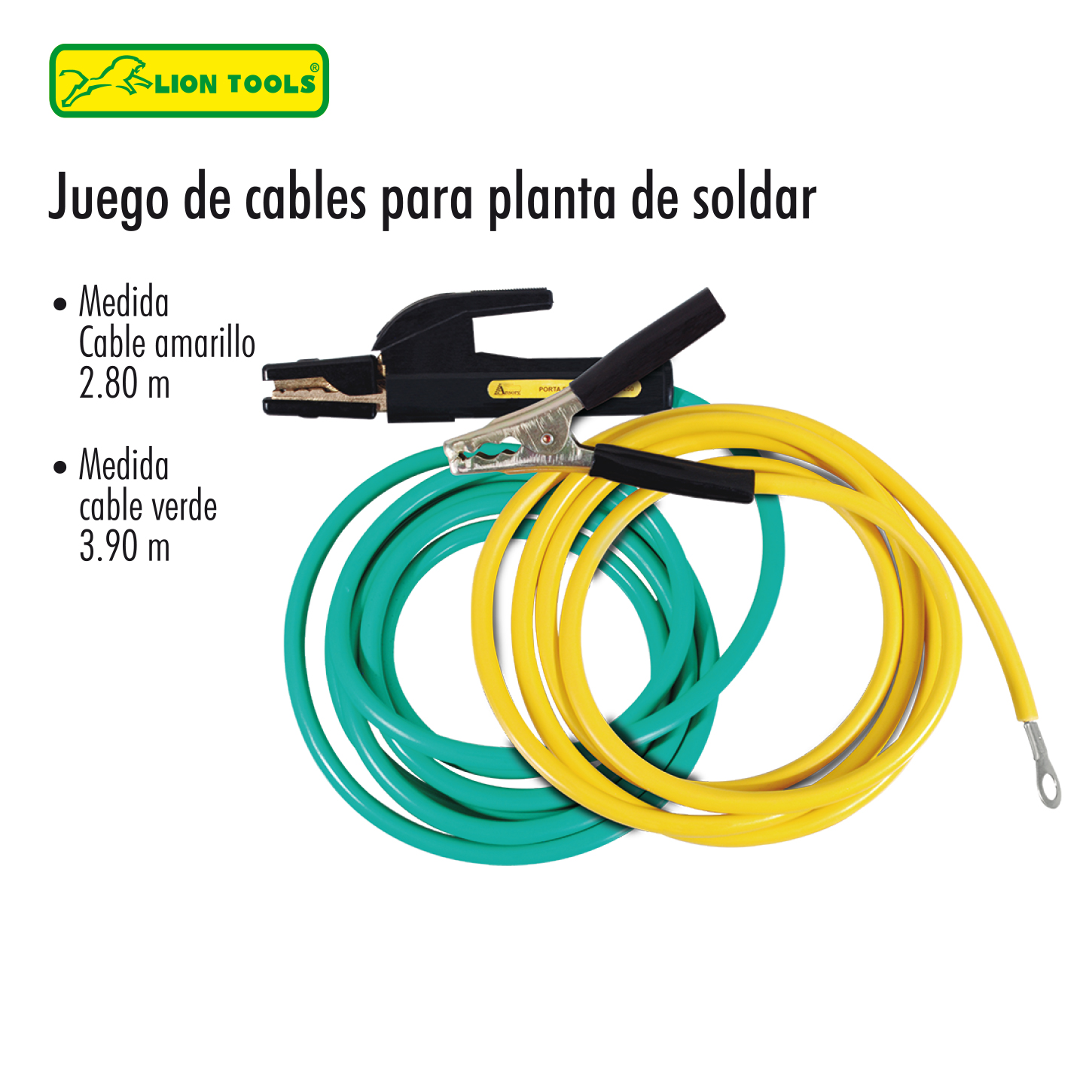 Juego De Cables Para Planta Soldar Porta Electrodo Y Tierra 