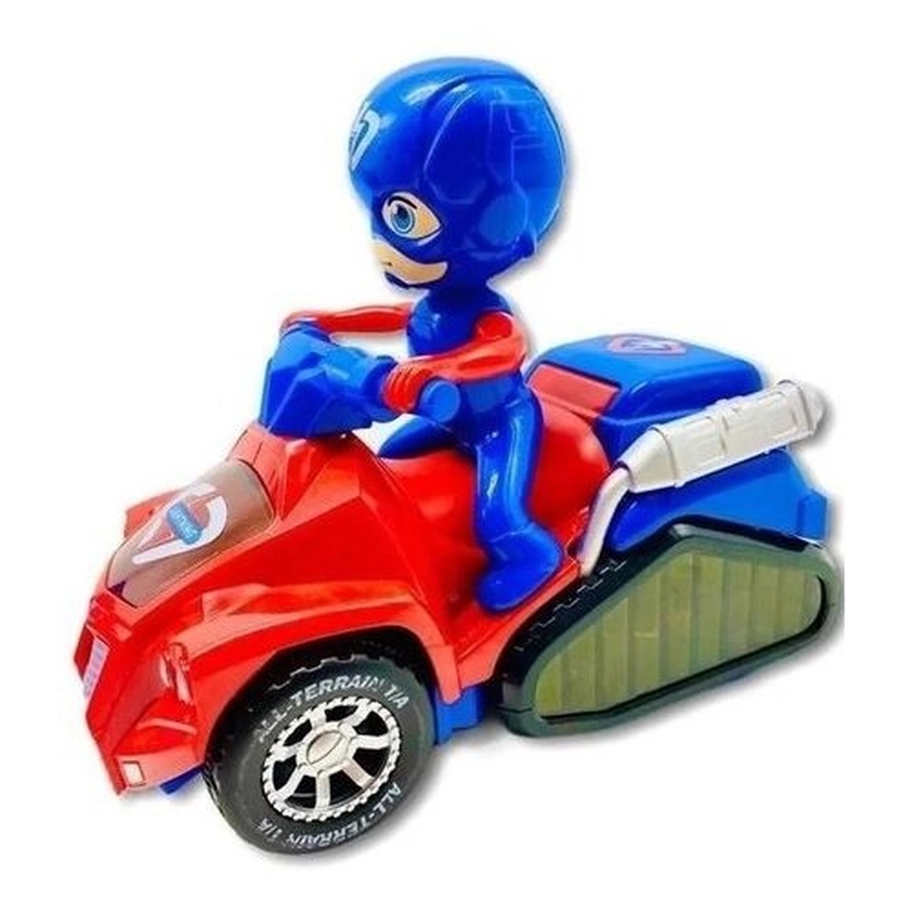 Transformer 2 En 1 Luz Sonido Cool Shape Motorcycle Niño Rojo