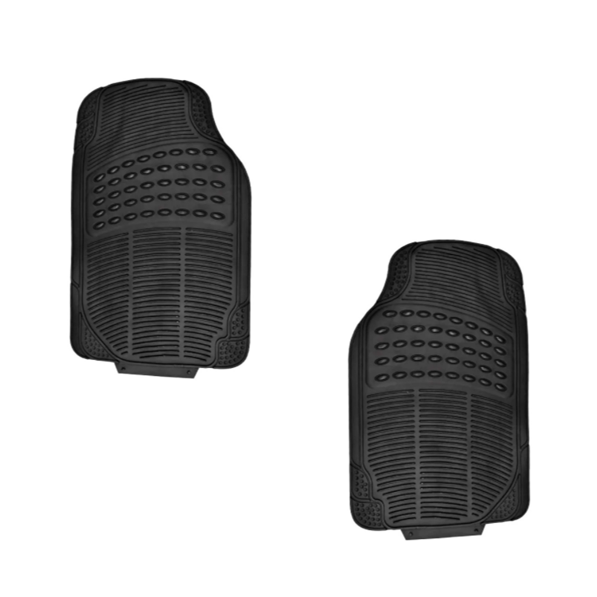 1 Juego Tapetes Auto Camioneta Hule- Plástico Universal 3pz