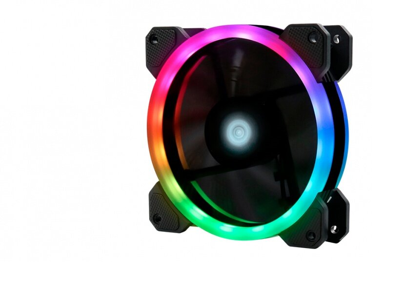 GAME FACTOR  Kit 3 Ventiladores GAME FACTOR 120MM 