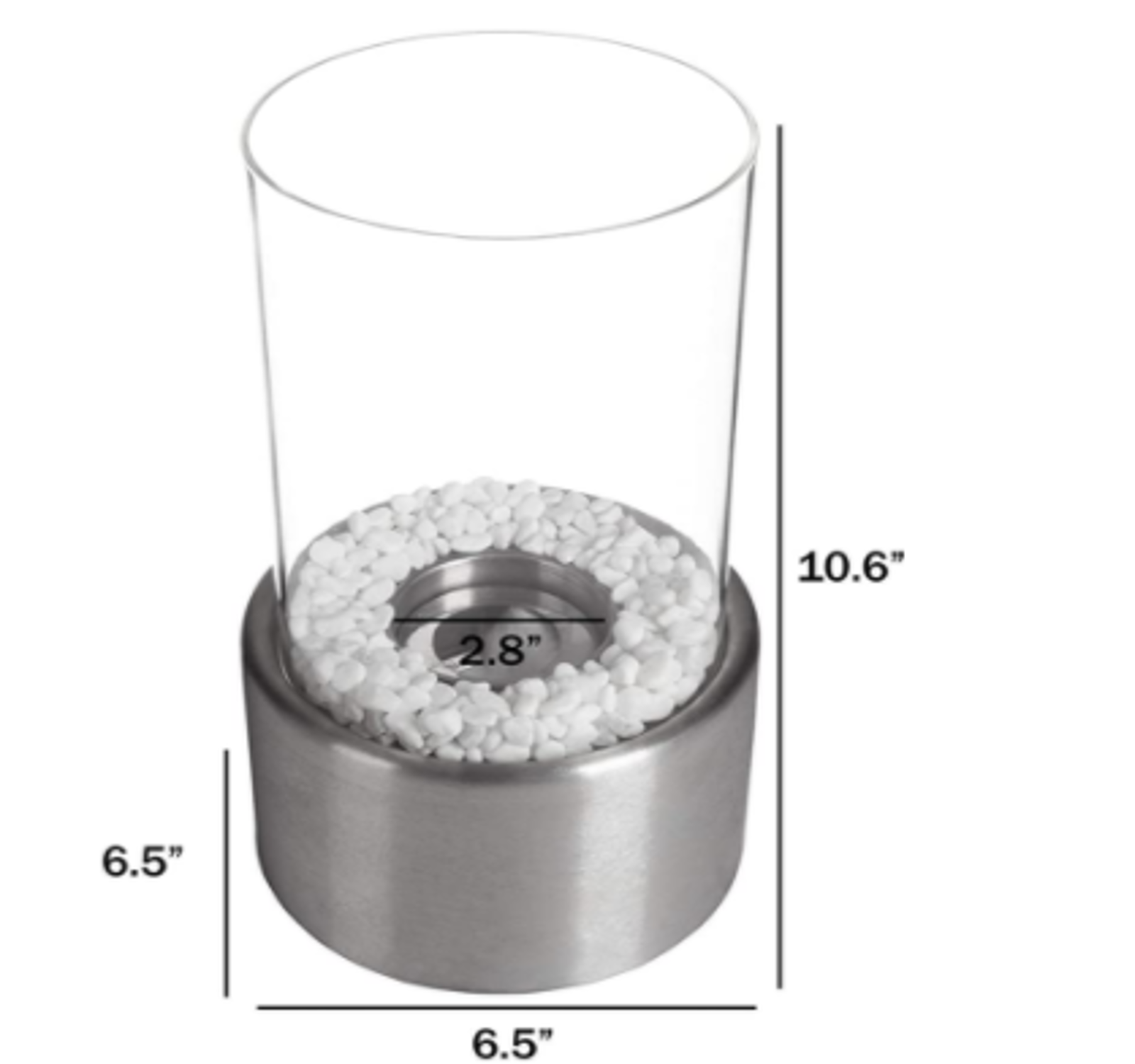 chimenea de etanol para mesa