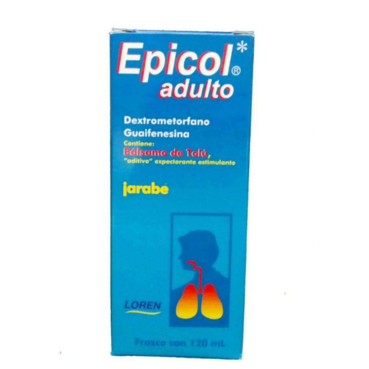 Epicol Adulto, Loren Dextrometorfano/Guaifenesina , 120ml